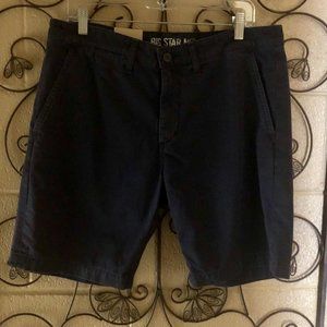 New BIG STAR Slim Industry Blue Shorts Size 30